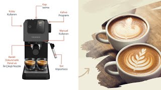 Grundig espresso makinesi kutu açılımı ve tanıtımı