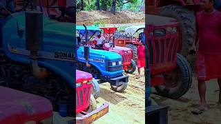 3 Tractors in One frame || with stunts && slo-mo||🏁 #trolley #tractorlove #stuntvideo #viraltractor