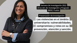 Las violencias en el ámbito universitario / Galilea Cariño Cepeda