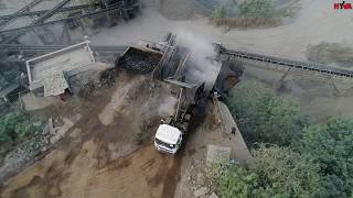 HYVA tippers in India - real hard work in the mine Eicher trucks