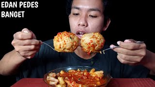 MUKBANG SEBLAK BAKSO BERANAK JUMBO SUPER PEDAS