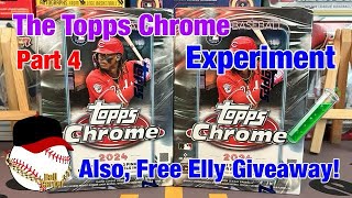 The 2024 Topps Chrome Baseball Blaster Box Case Rip Experiment Part 4! RC Rush Hit🔥