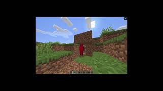 Minecraft Wall Glitch  #shorts