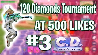 !Dlive 120 Diamonds Tournament on Creative Destruction !Diamonds