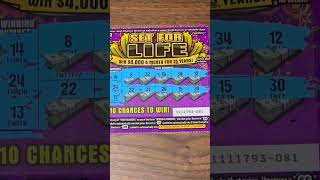 Set For Life CA Lottery Scratcher #lotto #loteria #california