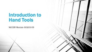 Hand Tools Video Lesson Final Copy