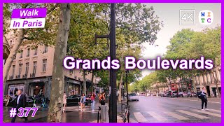 The Grands Boulevards, Paris, France | Walk In Paris | Paris walk