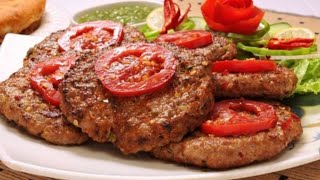 Chicken Chapli Kabab Recipe | Best Chapli Kabab | Restaurant Style Chicken  Chapli Kabab