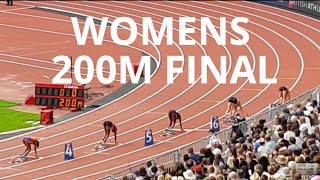 ATHLETICS - WOMENS 200M FINAL / MULLER ANNIVERSARY GAMES 2018