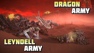 All Dragon Army Vs Leyndell Army - Fire And Blood Battle From House Of The Dragons - Elden Ring