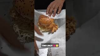 Tower Zinger Recipe 😱💗❤️ #shorts #music #love #newsong #food #burger