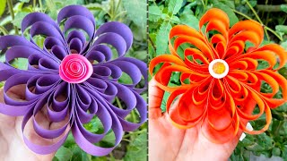 Easy paper flowers | How to make paper flower | Paper craft by Newly art and craft