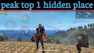 Peak top 1 hidden place❤❤ solo rank pushing tricks and trips ✈️✈️ zabeer king gaming