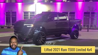 Lifted New 2021 Ram 1500 Limited 4x4 | Night Edition | 24 Inch Wheels | 35 Inch Tires