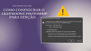 | COMO CONFIGURAR O LIGHTROOM E PHOTOSHOP PARA EDIÇÃO |