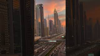 Beautiful Dubai Skyline #shorts #dubai #travel