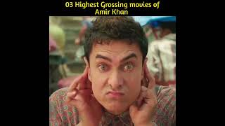 03 Highest Grossing movies of Aamir Khan | #shorts