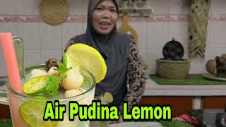 Air Pudina Lemon mudah tapi sedap