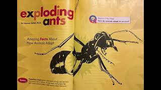 Exploding Ants By Joanne Settel, Ph.D. Read Aloud