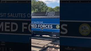 NJT armed forces 4502 departing the Princeton junction