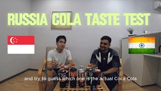 Singaporean & Indian Try Sanctioned Cola from Russia: Taste Test & Reactions!