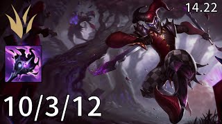 Shaco Jungle vs Nocturne - EUW Master | Patch 14.22