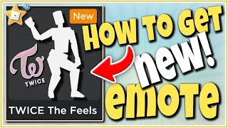 HOW TO GET NEW *TWICE* EMOTES in Roblox