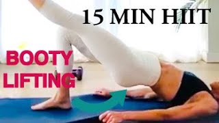 GLUTES/LEGS  and BOOTY WORKOUT - 15 MIN POWER HIIT - GLUTE ACTIVATION