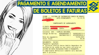 COMO PAGAR FATURA/BOLETO OU AGENDAR PAGAMENTO NO APLICATIVO DO BANCO DO BRASIL