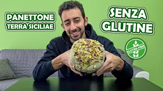 SENZA GLUTINE - Panettone al Pistacchio - Terra Siciliae