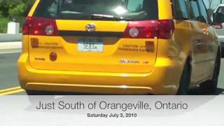 NYC Cab in Orangeville Ontario