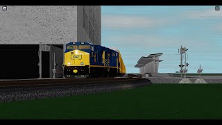 CSX 3099 ES44AH Safety Unit Leads Autorack