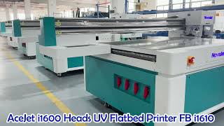 ACEJET 160x100cm Large Format Inkjet Digital LED UV Flatbed Printer 1610 With I3200/i1600 Printheads