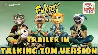 Fukrey 2 movie : fukrey returns in TALKING TOM  VERSION - funny , bb ki vine , harsh beniwal , Amit