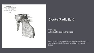 Coldplay - Clocks (Radio Edit)