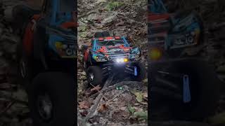 Adventuring with a Traxxas slash ultimate 4x4 might need some mud bog tires😉