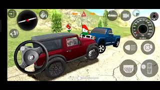 Indian vehicle simulator 3D game ki video | top car game | THAR 4x4 @indian fs king