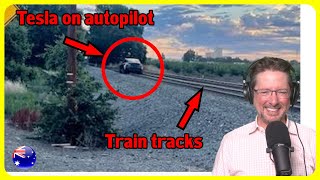 Tesla thinks TRAIN TRACKS are road! MGUY EV News Monday 1 July 2024 | MGUY Australia