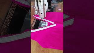 V shape m designer gla design #lace neck design #cutting and stitching #