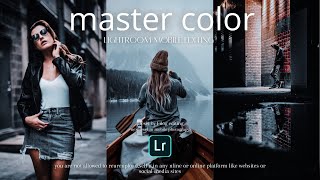 MASTER COLOR | Lightroom mobile editing | 2021 edition | FILOG mobile photo editing | COLD BLUE