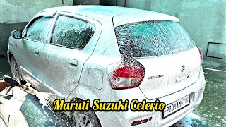 Maruti Suzuki Celerio (CNG) Foam wash //Shine like new 🔥 #marutisuzuki