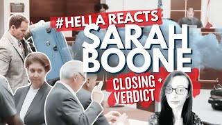 #SarahBoone Closing Arguments + Verdict REACTION stream - can Hella handle the truth!?!