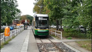 Straßenbahn Schöneiche bei Berlin Tram 88 S-Bahnhof Friedrichshagen - Alt-Rüdersdorf Transtech Artic