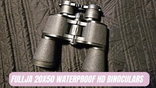 Fullja 20x50 Waterproof HD Binoculars Review & User Manual | Lightweight Binoculars for Adults