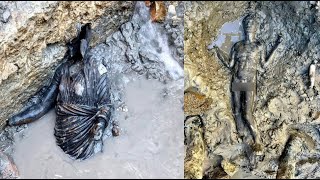 Amazing collection of ancient bronze statues discovered in Tuscany