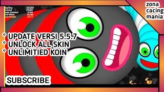 UPDATE‼️ WORM ZONE IO VERSI 5.5.7 MOD APK | UNLIMITIED KOIN | UNLOCK ALL SKIN