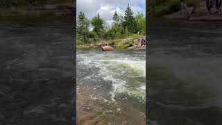 Short Nature Walk at Pinawa Old Dam |River. #shorts #nature #whitenoise #pinawa #Dam #river #sound