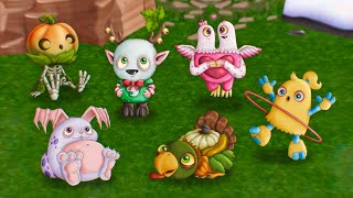 YOUNG SEASONALS - My Singing Monsters DOF designs