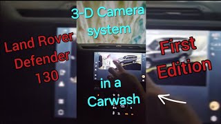 #landrover Defender 3-D [transparent floorboard] Camera system in a car wash