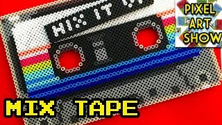 Perler Bead Mix Tape - Pixel Art Show